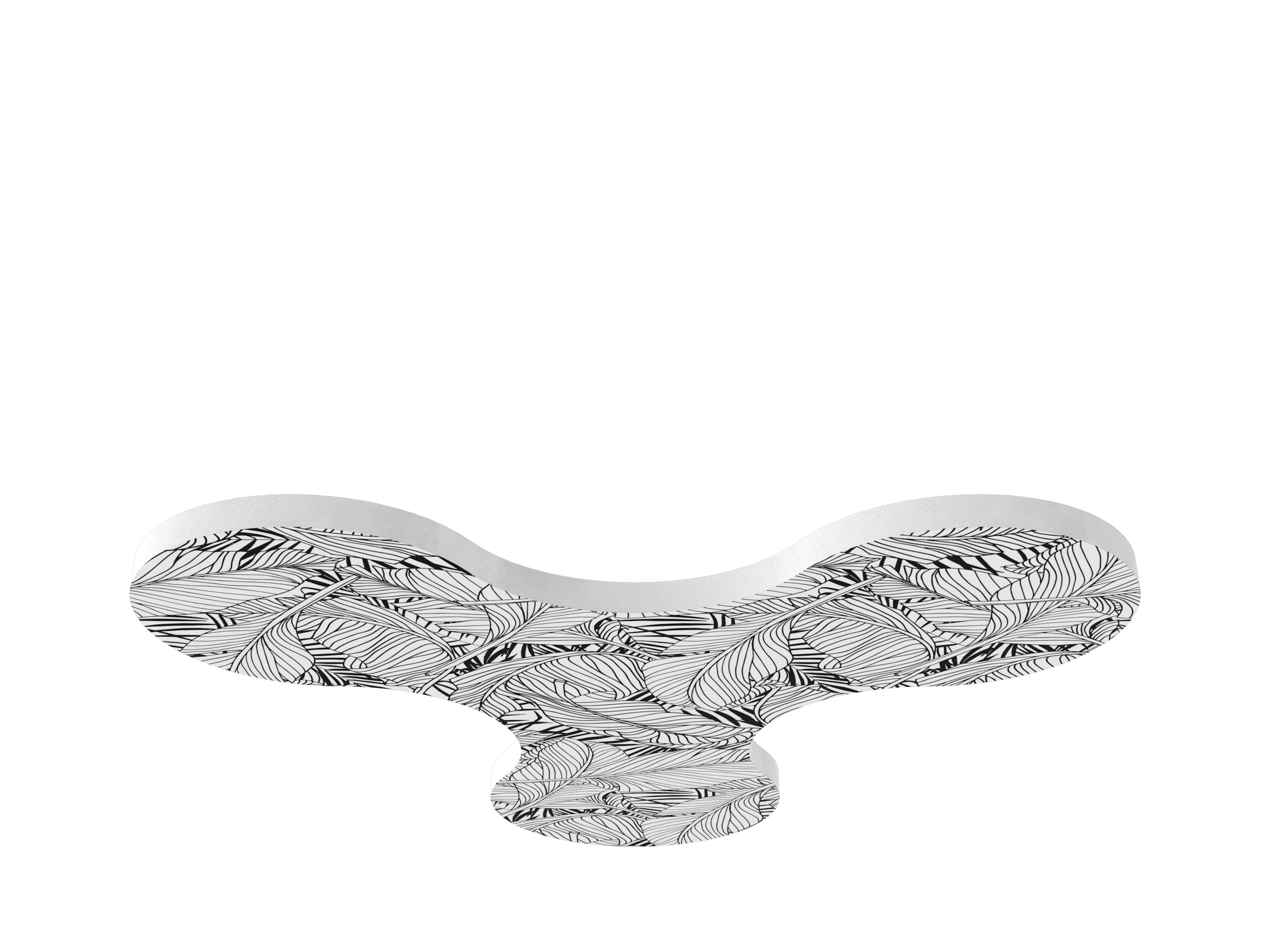 Vicoustic ViCloud VMT Flat Petal Patterns Sound Absorbing Acoustic Cloud in Palm Bw