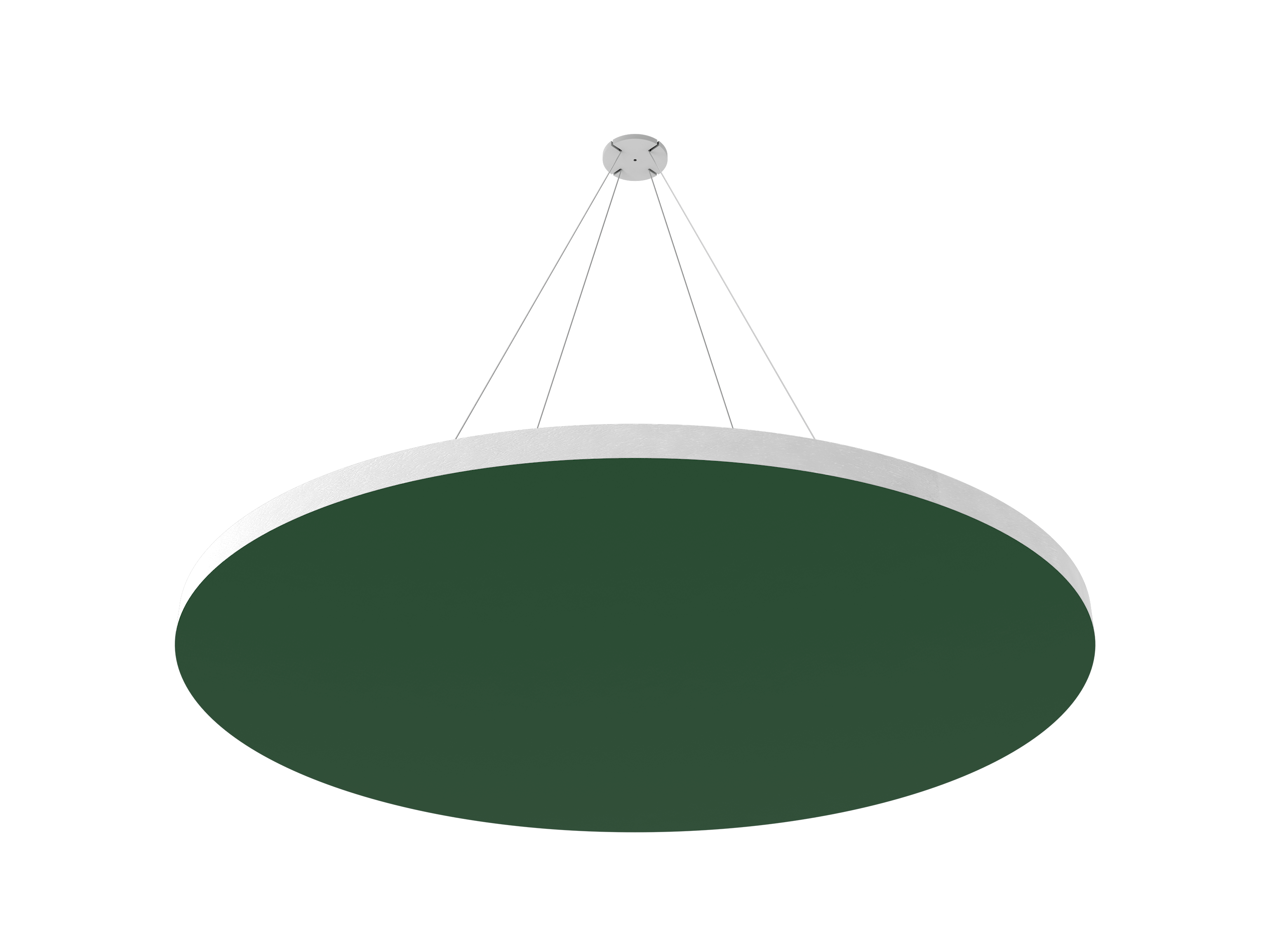 Vicoustic ViCloud VMT Flat Round Colors Sound Absorbing Acoustic Cloud in Musk Green