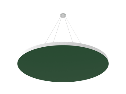 Vicoustic ViCloud VMT Flat Round Colors Sound Absorbing Acoustic Cloud in Musk Green
