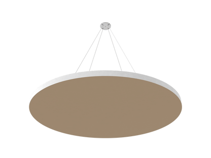 Vicoustic ViCloud VMT Flat Round Colors Sound Absorbing Acoustic Cloud in Beige