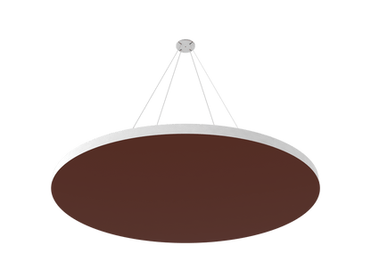 Vicoustic ViCloud VMT Flat Round Colors Sound Absorbing Acoustic Cloud in Brown