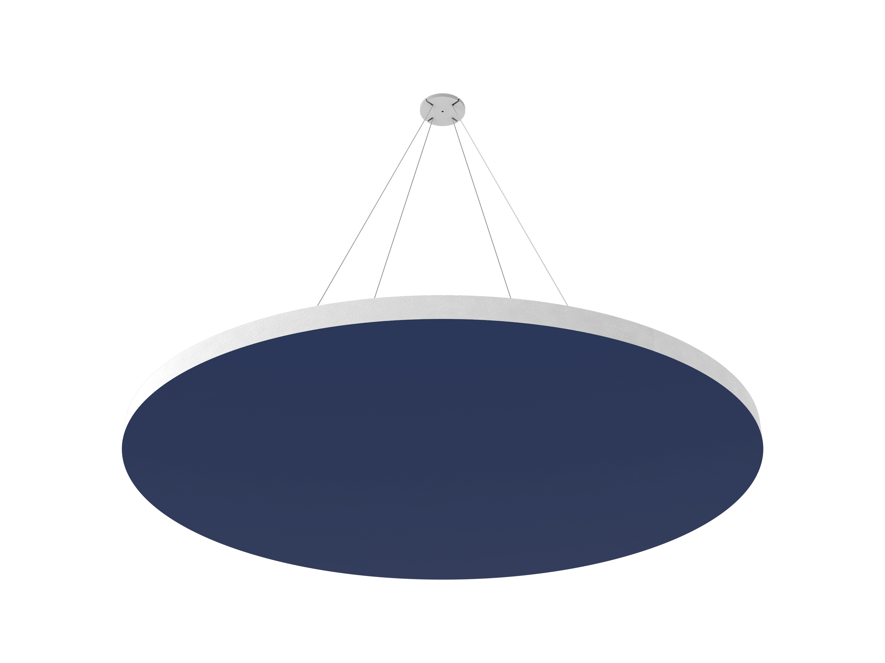 Vicoustic ViCloud VMT Flat Round Colors Sound Absorbing Acoustic Cloud in Blue