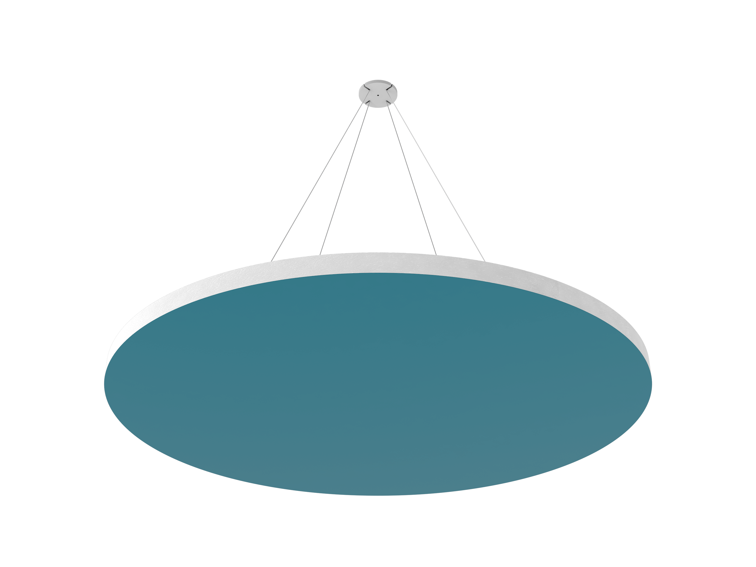 Vicoustic ViCloud VMT Flat Round Colors Sound Absorbing Acoustic Cloud in Bondi Blue