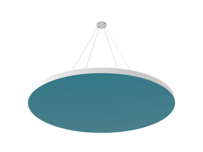 Vicoustic ViCloud VMT Flat Round Colors Sound Absorbing Acoustic Cloud in Bondi Blue