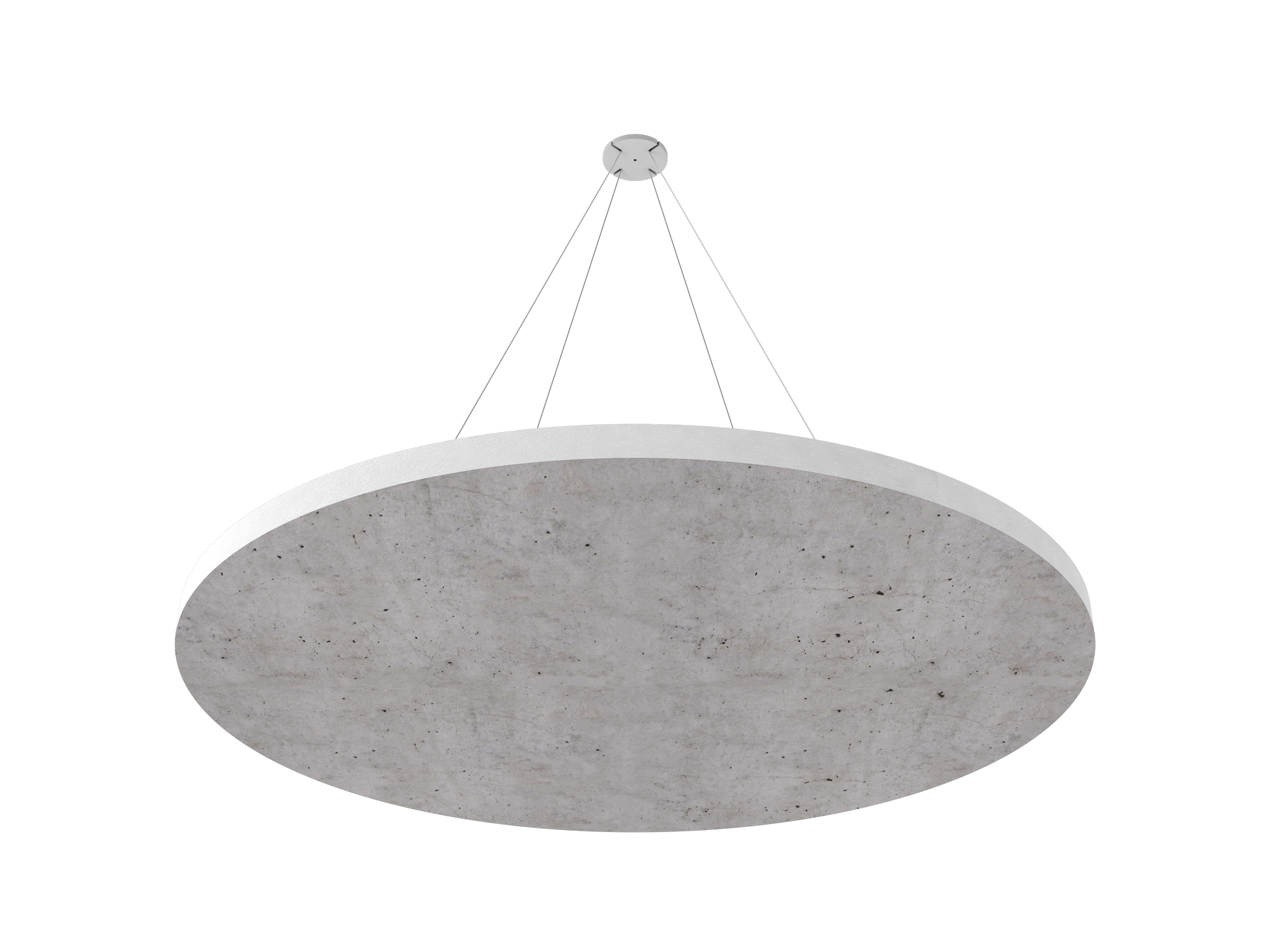 Vicoustic ViCloud VMT Flat Round Patterns Sound Absorbing Acoustic Cloud in Concrete 1