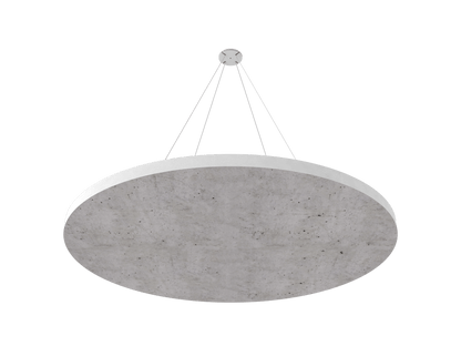 Vicoustic ViCloud VMT Flat Round Patterns Sound Absorbing Acoustic Cloud in Concrete 1