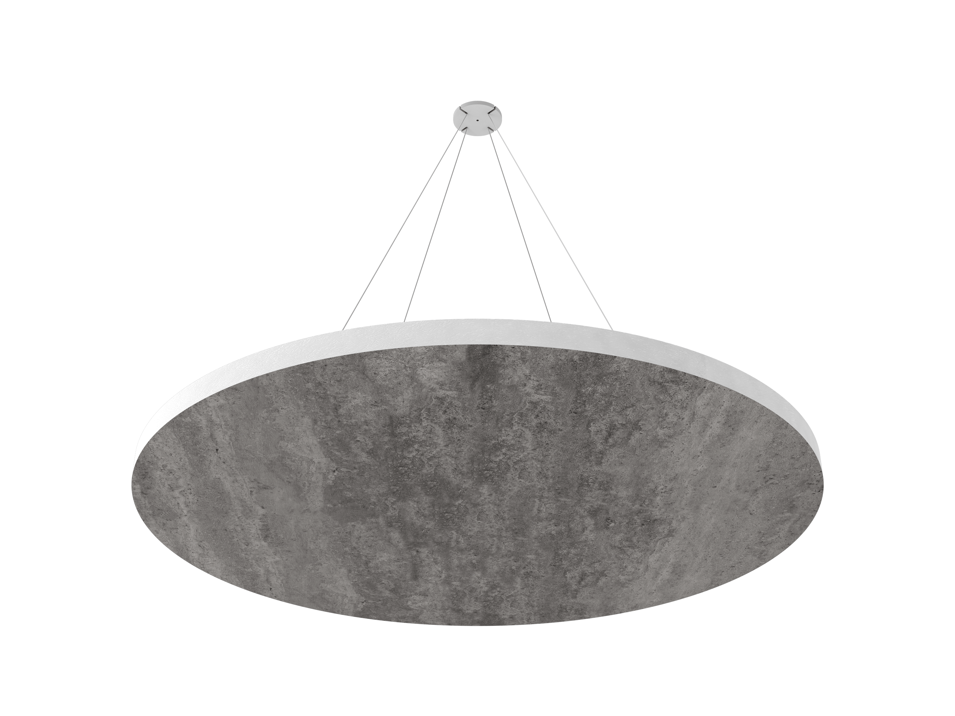 Vicoustic ViCloud VMT Flat Round Patterns Sound Absorbing Acoustic Cloud in Concrete 3