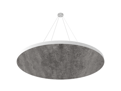 Vicoustic ViCloud VMT Flat Round Patterns Sound Absorbing Acoustic Cloud in Concrete 3