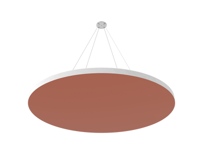 Vicoustic ViCloud VMT Flat Round Colors Sound Absorbing Acoustic Cloud in Coral