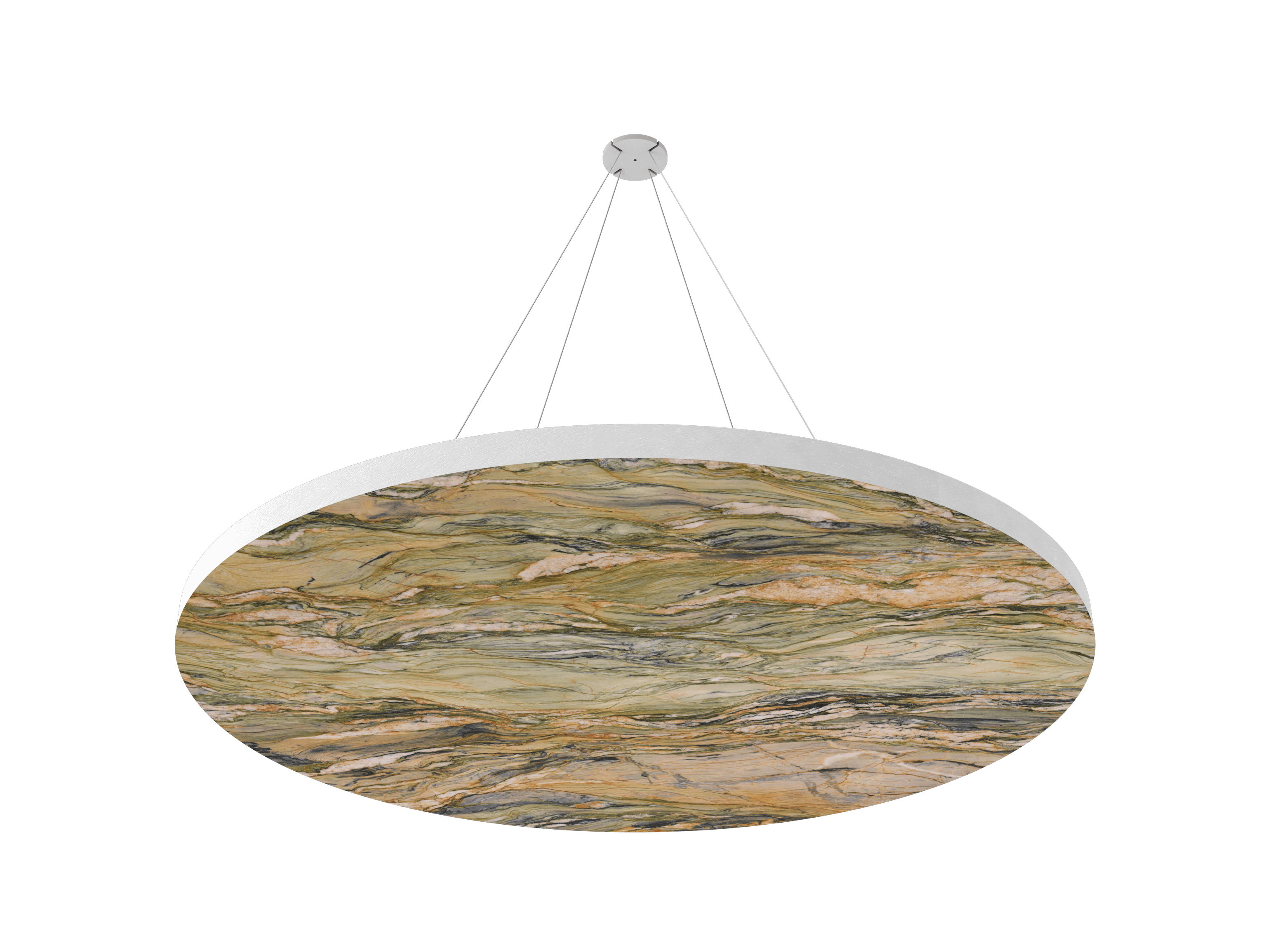 Vicoustic ViCloud VMT Flat Round Patterns Sound Absorbing Acoustic Cloud in Fusion Wow