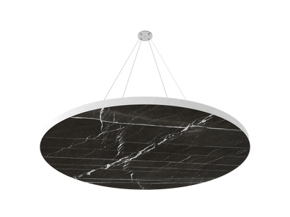 Vicoustic ViCloud VMT Flat Round Patterns Sound Absorbing Acoustic Cloud in Grey Stone