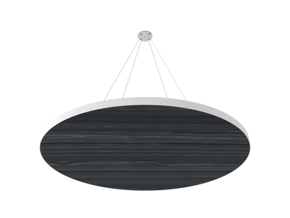 Vicoustic ViCloud VMT Flat Round Patterns Sound Absorbing Acoustic Cloud in Hematite Black