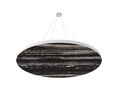 Vicoustic ViCloud VMT Flat Round Patterns Sound Absorbing Acoustic Cloud in Port Black