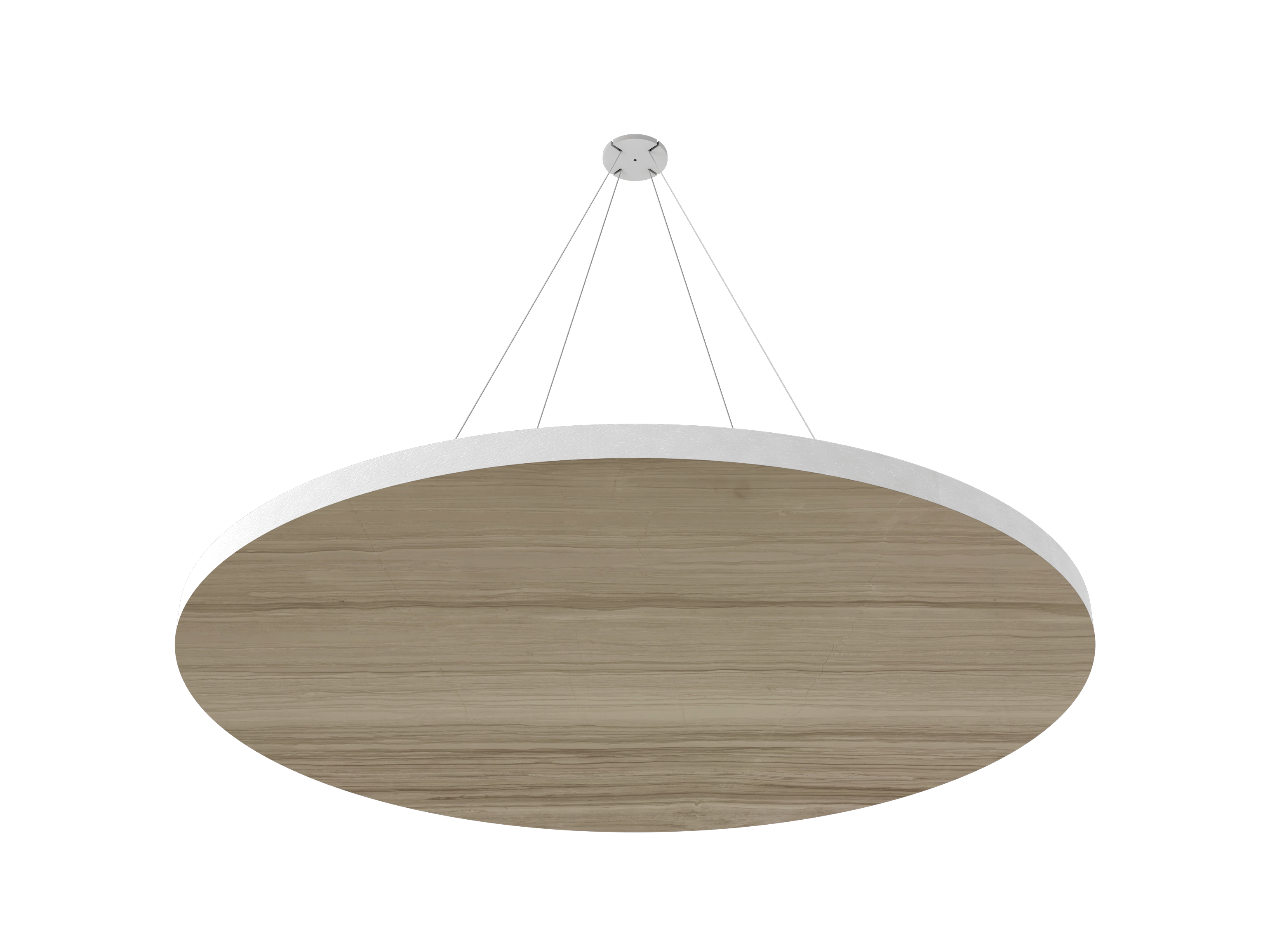 Vicoustic ViCloud VMT Flat Round Patterns Sound Absorbing Acoustic Cloud in Striato Elegante