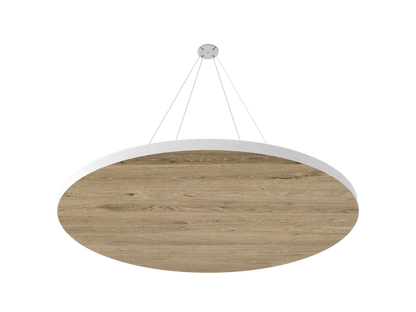 Vicoustic ViCloud VMT Flat Round Patterns Sound Absorbing Acoustic Cloud in Almond Oak