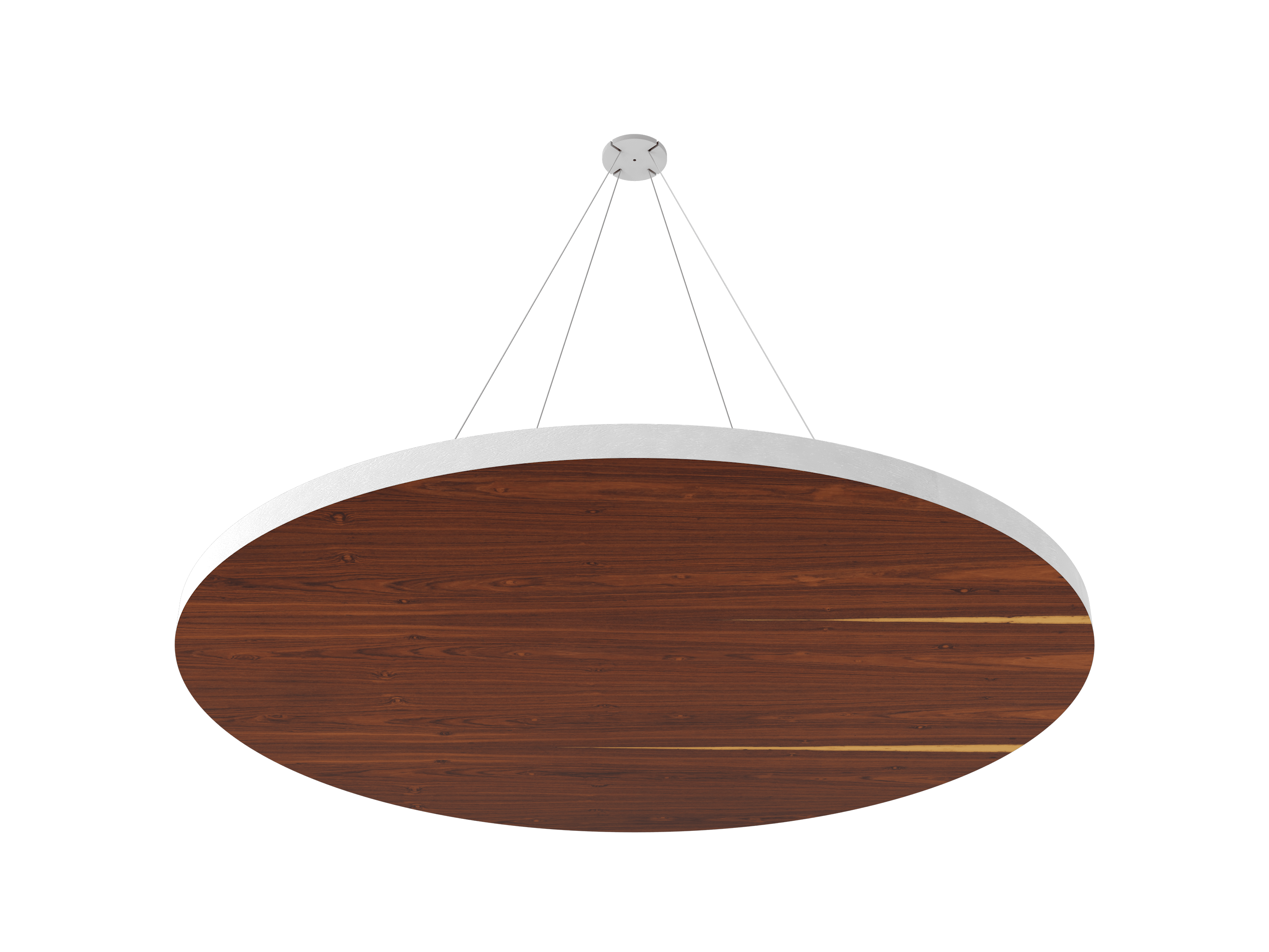 Vicoustic ViCloud VMT Flat Round Patterns Sound Absorbing Acoustic Cloud in Black Laurel