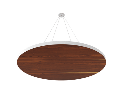 Vicoustic ViCloud VMT Flat Round Patterns Sound Absorbing Acoustic Cloud in Black Laurel