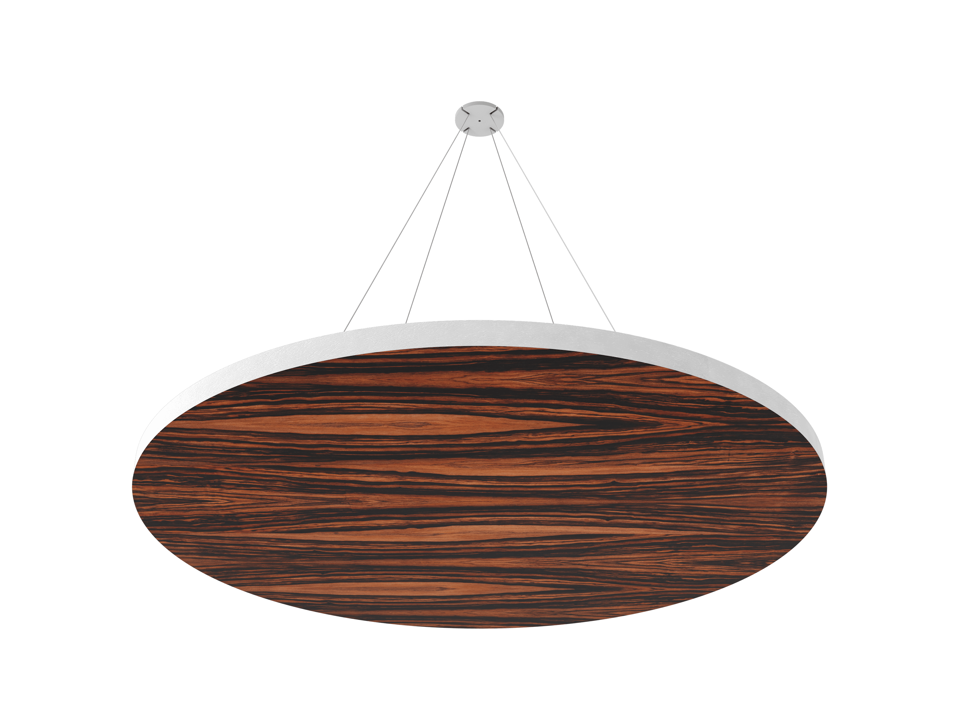 Vicoustic ViCloud VMT Flat Round Patterns Sound Absorbing Acoustic Cloud in Ebony