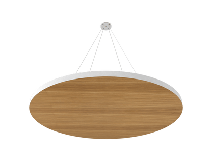 Vicoustic ViCloud VMT Flat Round Patterns Sound Absorbing Acoustic Cloud in Oak
