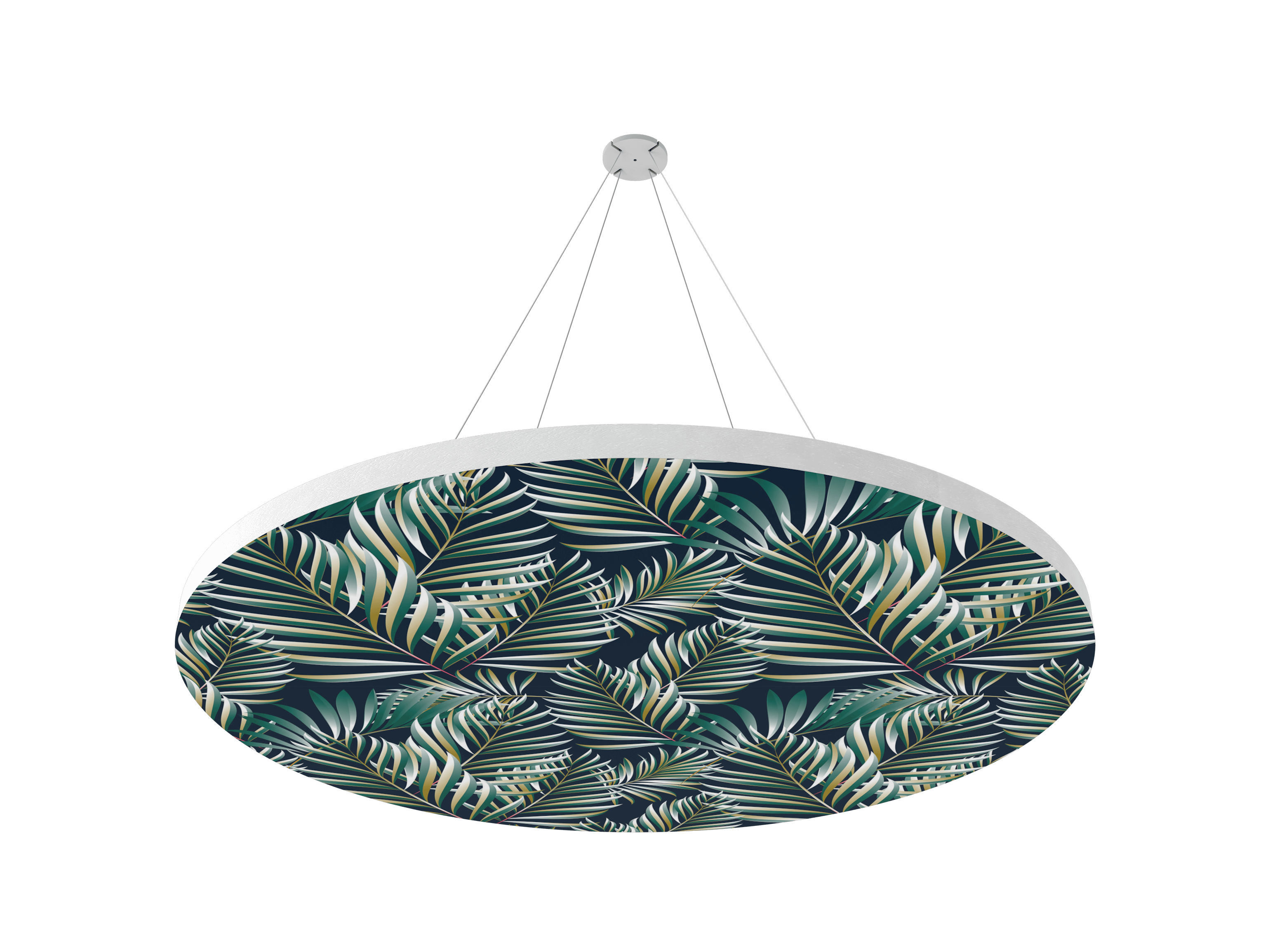 Vicoustic ViCloud VMT Flat Round Patterns Sound Absorbing Acoustic Cloud in Tropical