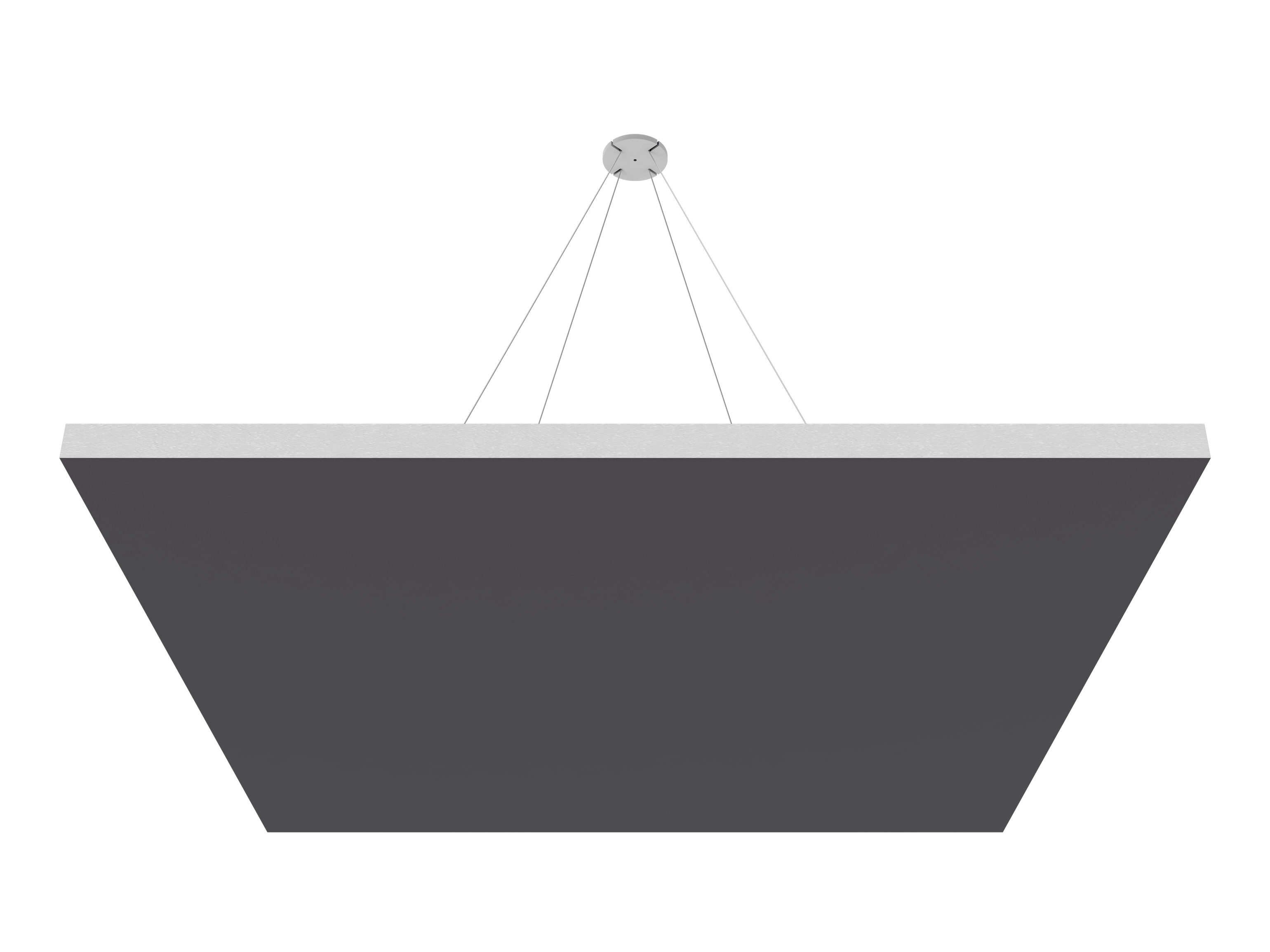 Vicoustic ViCloud VMT Flat Square Colors Sound Absorbing Acoustic Cloud in Grey