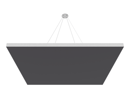 Vicoustic ViCloud VMT Flat Square Colors Sound Absorbing Acoustic Cloud in Grey