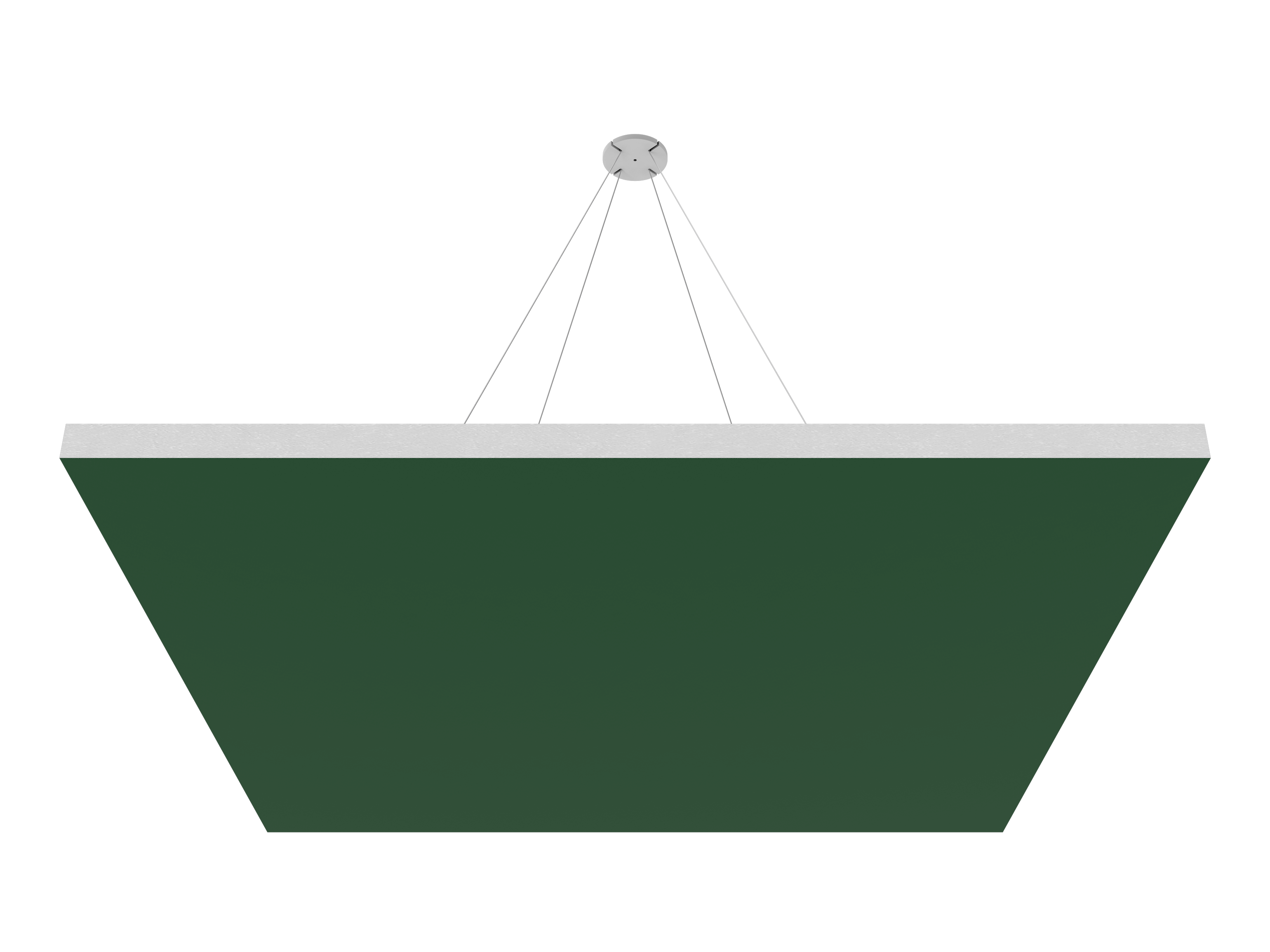 Vicoustic ViCloud VMT Flat Square Colors Sound Absorbing Acoustic Cloud in Musk Green