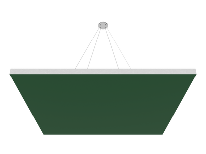 Vicoustic ViCloud VMT Flat Square Colors Sound Absorbing Acoustic Cloud in Musk Green