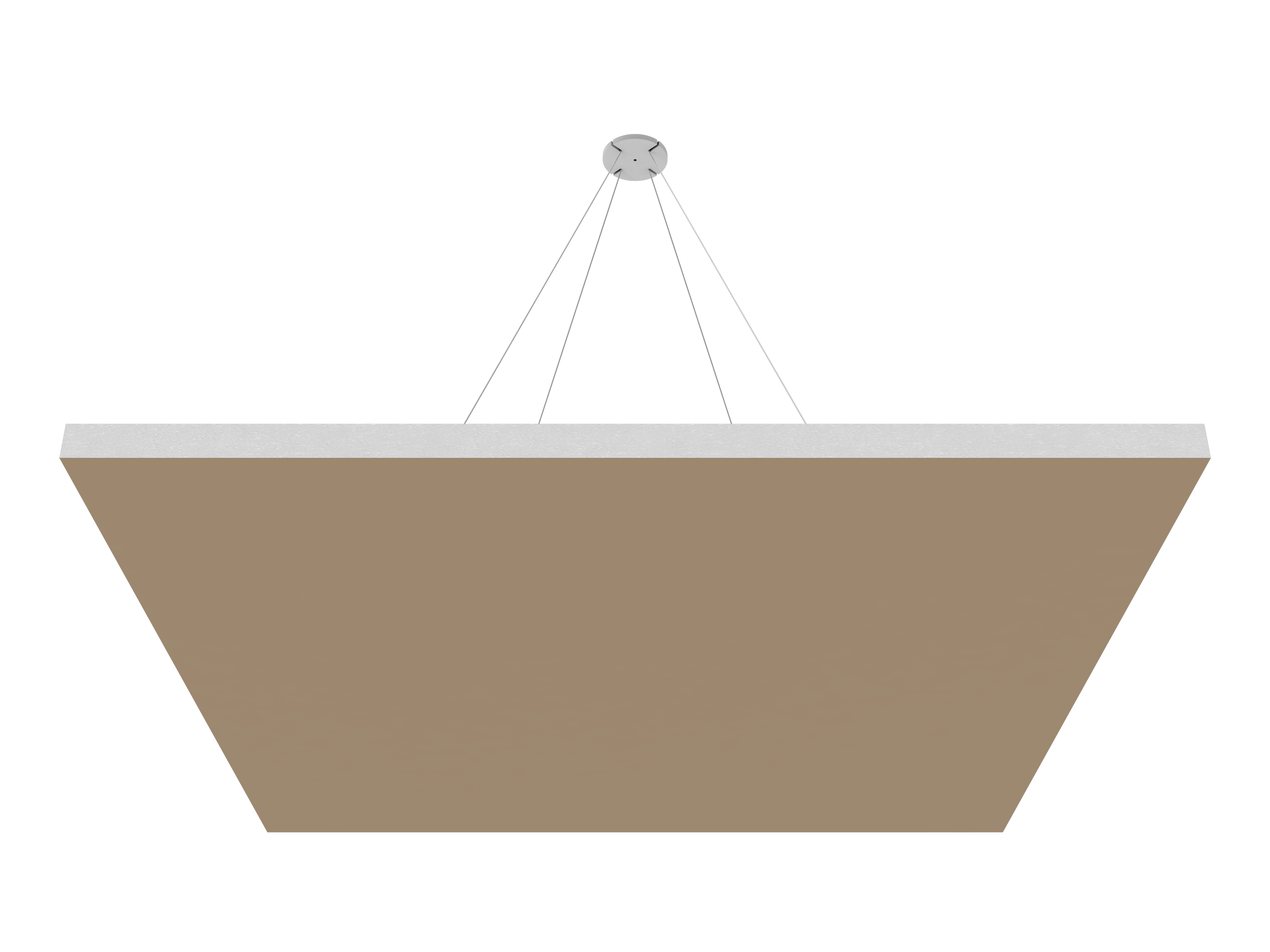 Vicoustic ViCloud VMT Flat Square Colors Sound Absorbing Acoustic Cloud in Beige