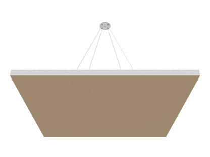 Vicoustic ViCloud VMT Flat Square Colors Sound Absorbing Acoustic Cloud in Beige