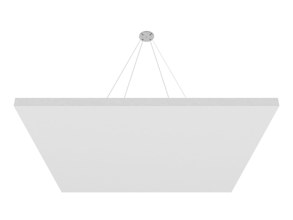 Vicoustic ViCloud VMT Flat Square Colors Sound Absorbing Acoustic Cloud in Natural White