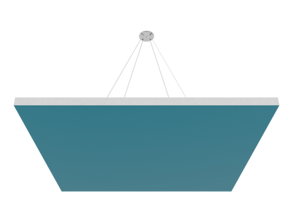 Vicoustic ViCloud VMT Flat Square Colors Sound Absorbing Acoustic Cloud in Bondi Blue