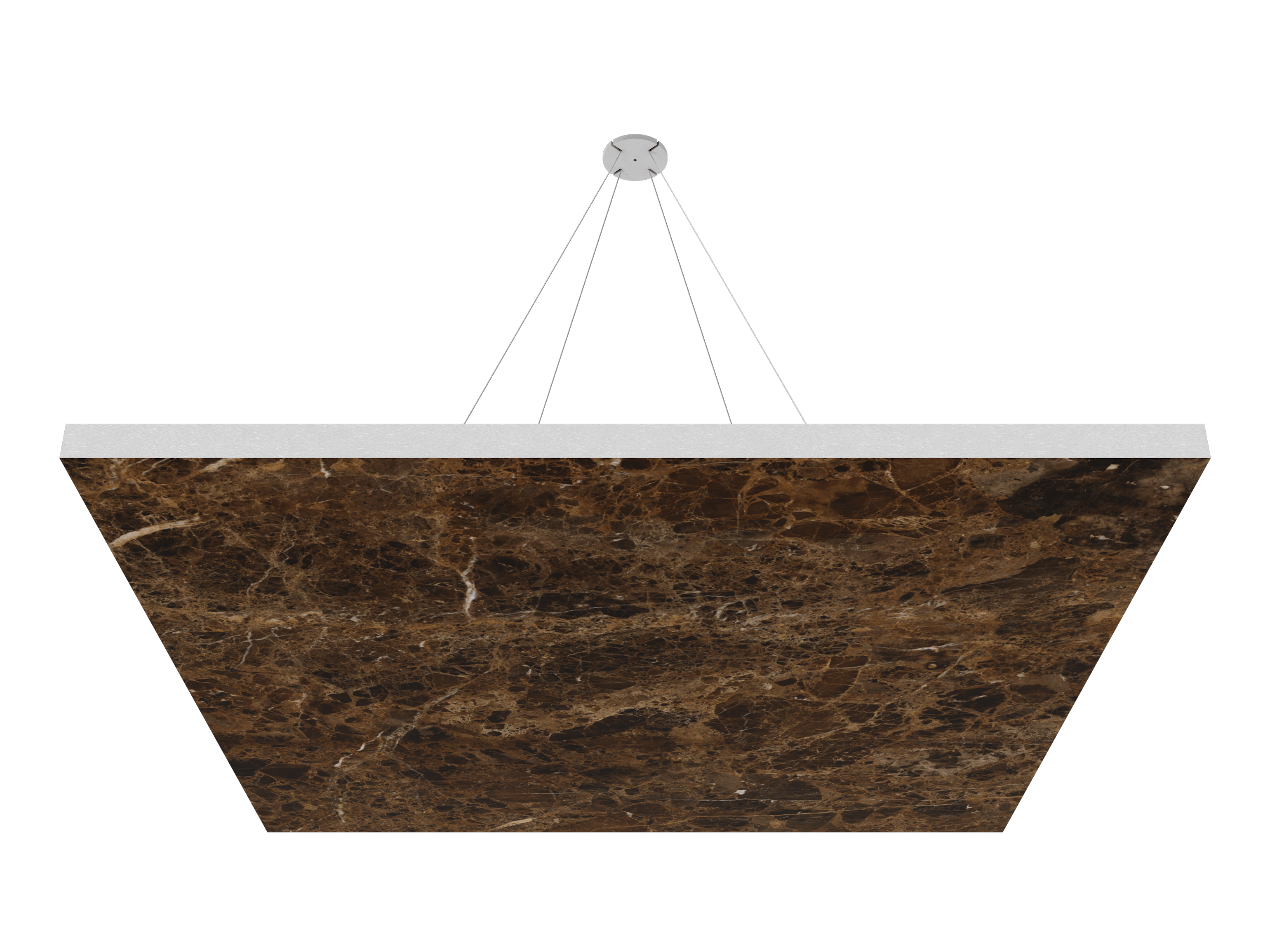 Vicoustic ViCloud VMT Flat Square Patterns Sound Absorbing Acoustic Cloud in Emperador Dark