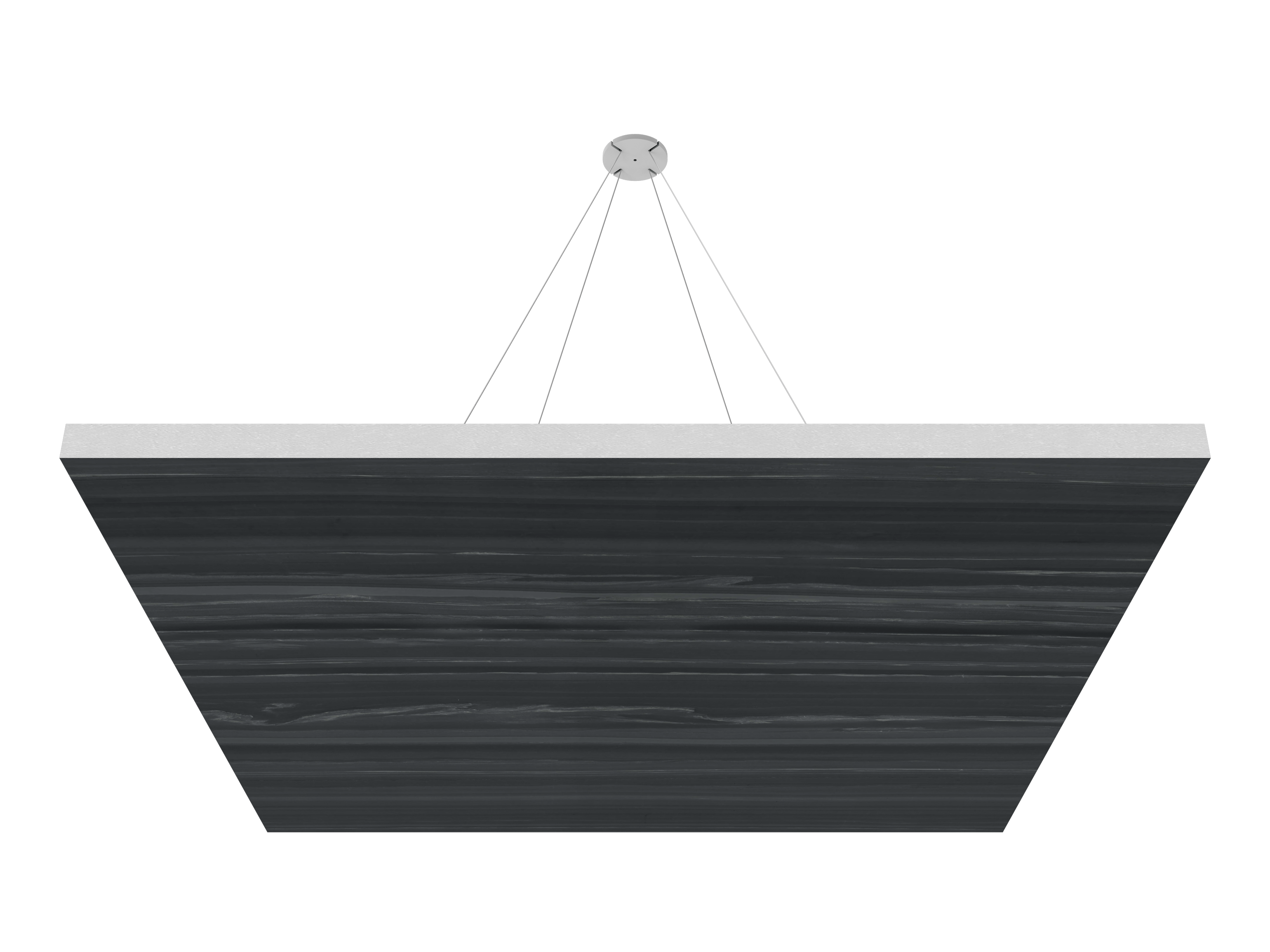 Vicoustic ViCloud VMT Flat Square Patterns Sound Absorbing Acoustic Cloud in Hematite Black