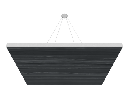 Vicoustic ViCloud VMT Flat Square Patterns Sound Absorbing Acoustic Cloud in Hematite Black