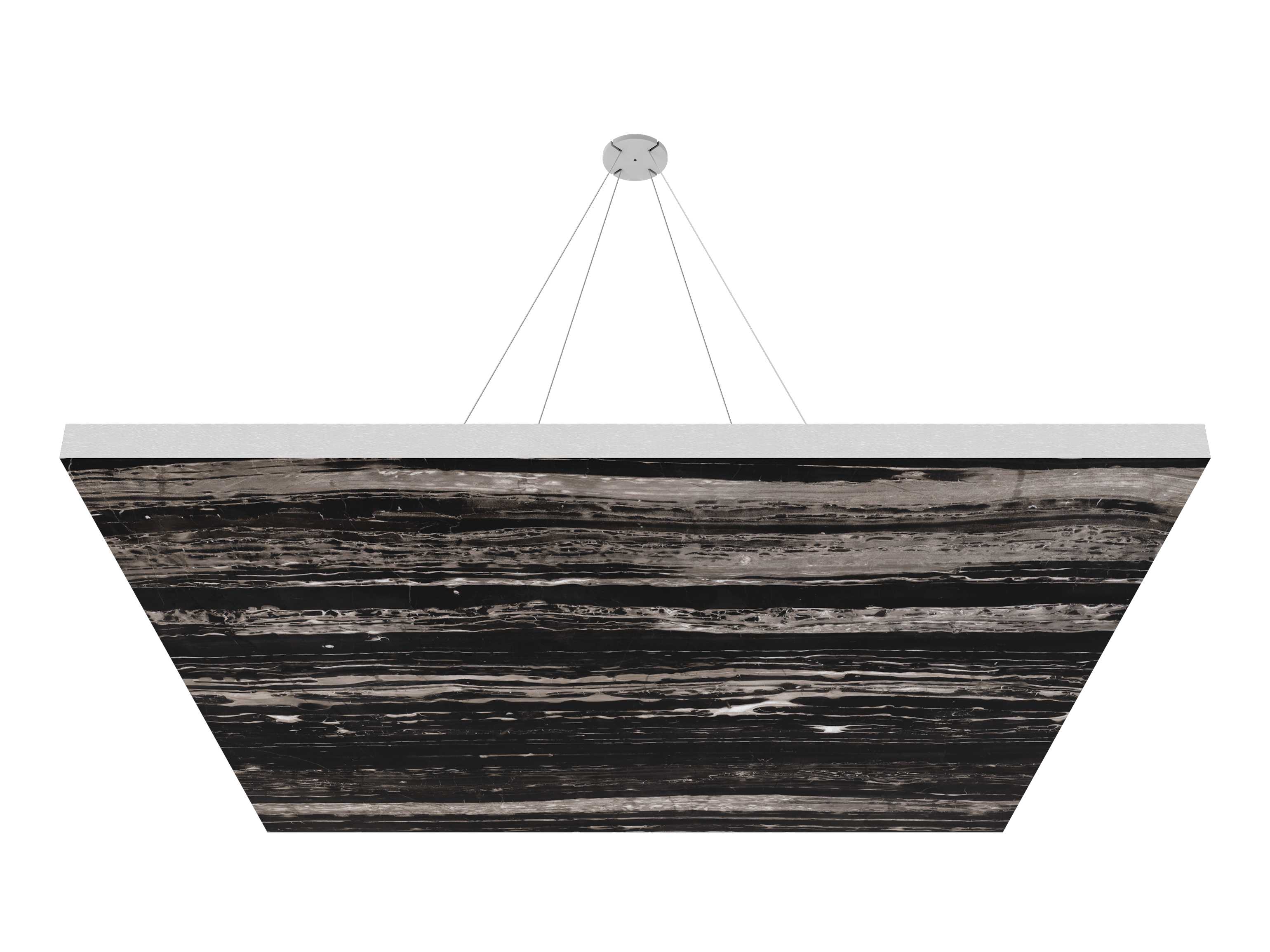 Vicoustic ViCloud VMT Flat Square Patterns Sound Absorbing Acoustic Cloud in Port Black