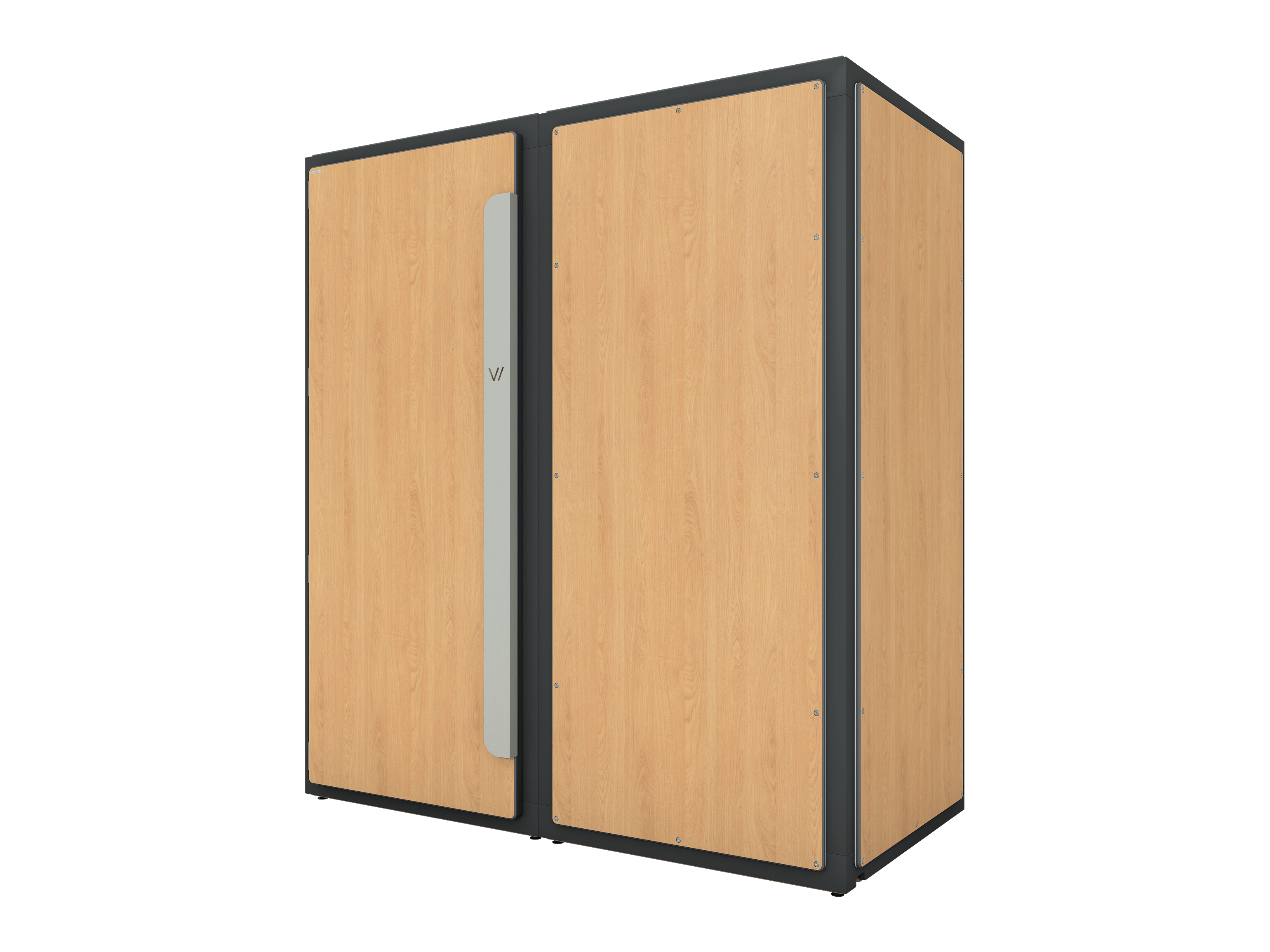 Vicoustic VicBooth Ultra Configuration A 1x2m Soundproofing Booth in Natural Oak