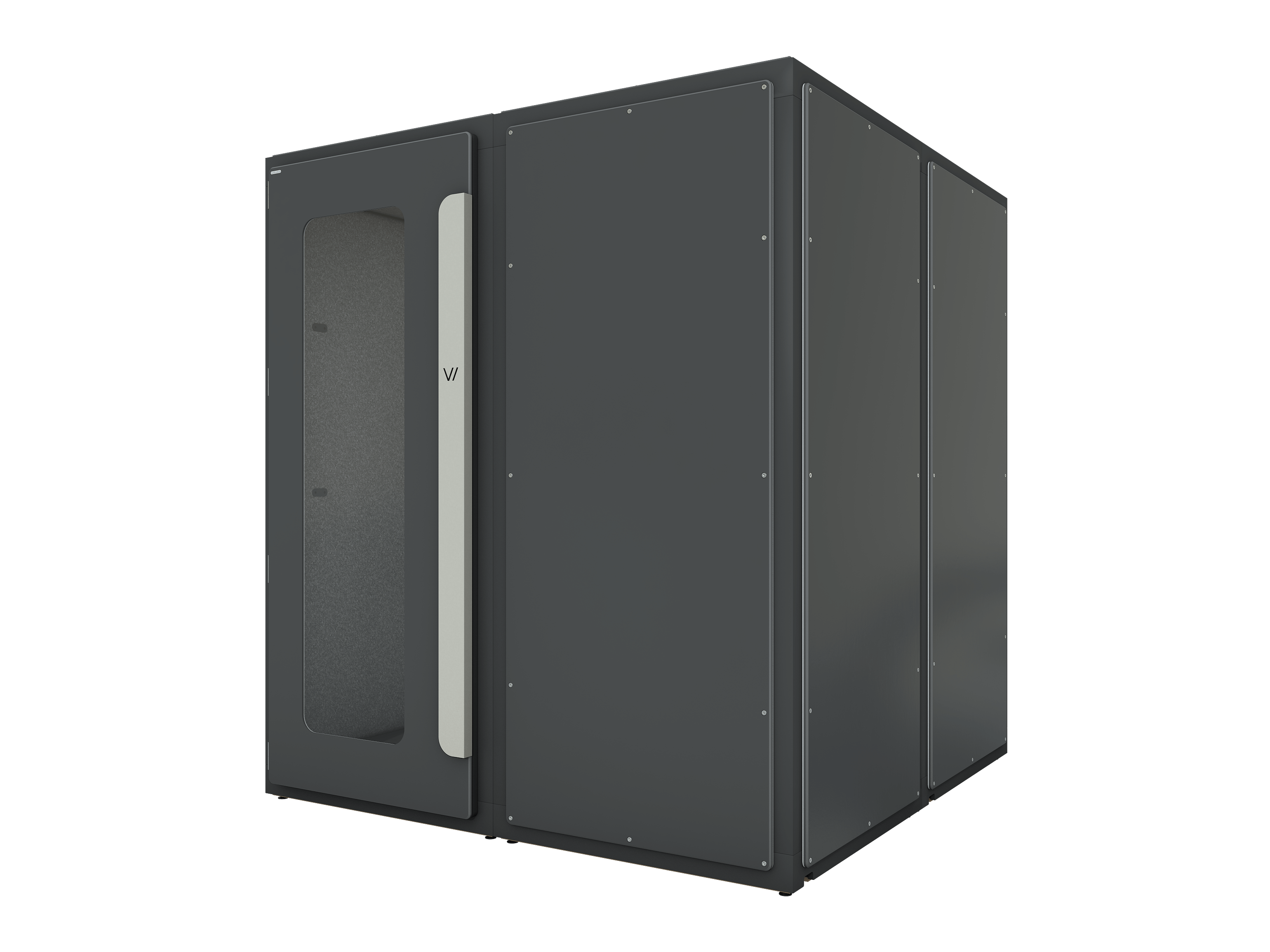 Vicoustic VicBooth Ultra Configuration B 2x2m Soundproofing Booth in Black Matte