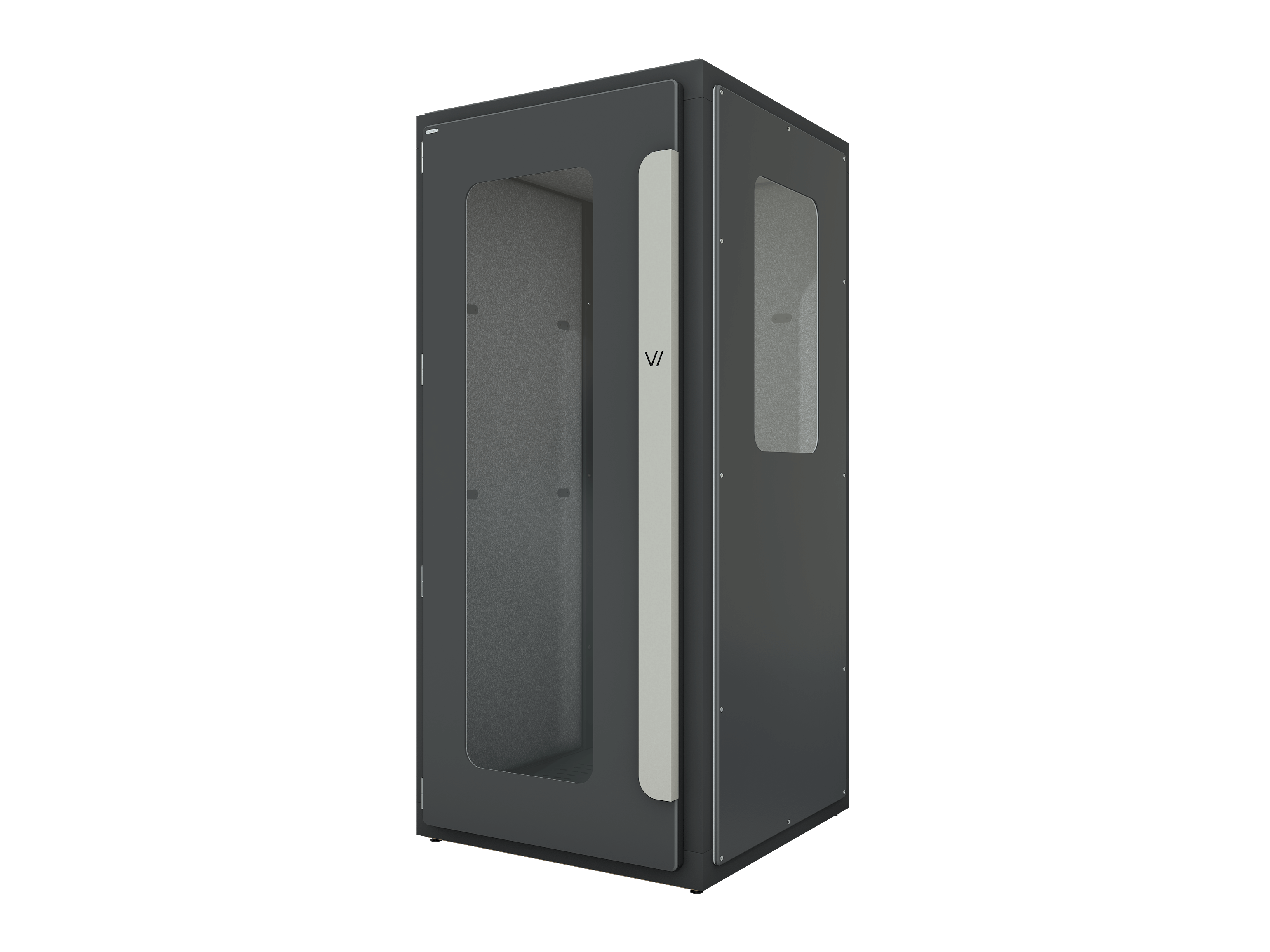 Vicoustic VicBooth Ultra Configuration C 1x1m Soundproofing Booth in Black Matte