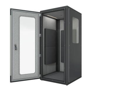 Vicoustic VicBooth Ultra Vocal Booth Soundproofing Booth in Black Matte