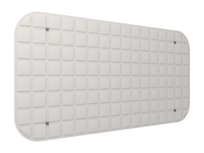 Vicoustic VicOffice Wall Sound Absorbing Acoustic Panel for Glass Doors in Light Grey