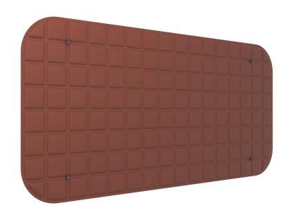 Vicoustic VicOffice Wall Sound Absorbing Acoustic Panel for Glass Doors in Brown