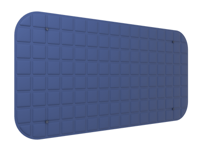 Vicoustic VicOffice Wall Sound Absorbing Acoustic Panel for Glass Doors in Blue