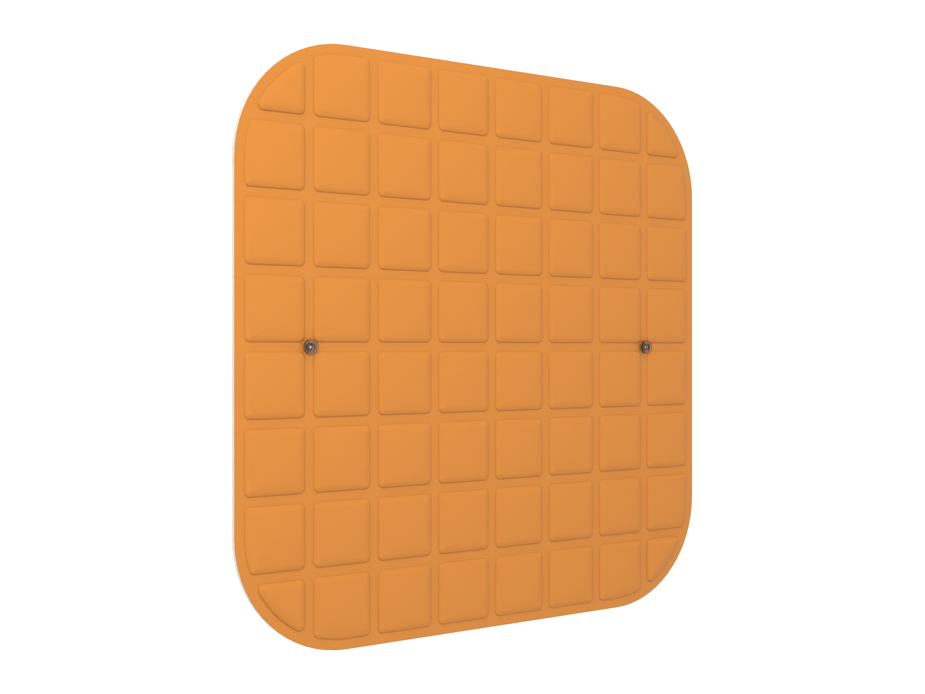 Vicoustic VicOffice Wall Sound Absorbing Acoustic Panel for Glass Doors in Pumpkin Orange