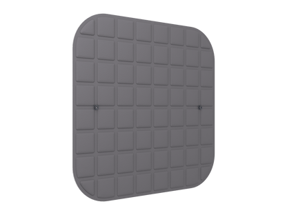 Vicoustic VicOffice Wall Sound Absorbing Acoustic Panel for Glass Doors in Grey
