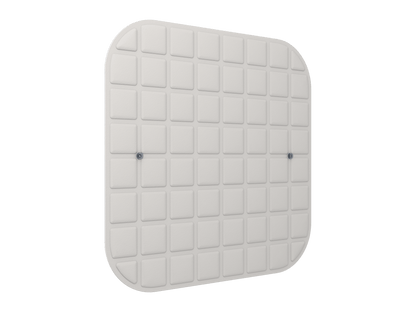 Vicoustic VicOffice Wall Sound Absorbing Acoustic Panel for Glass Doors in Light Grey