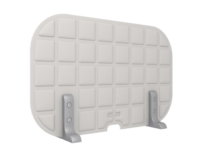 Vicoustic VicOffice Desk Lat Sound Absorbing Acoustic Divider in Light Grey
