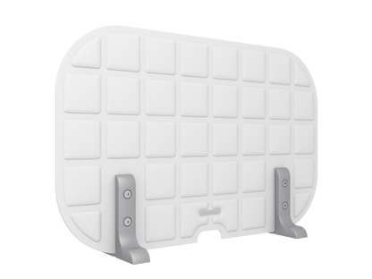 Vicoustic VicOffice Desk Lat Sound Absorbing Acoustic Divider in Natural White