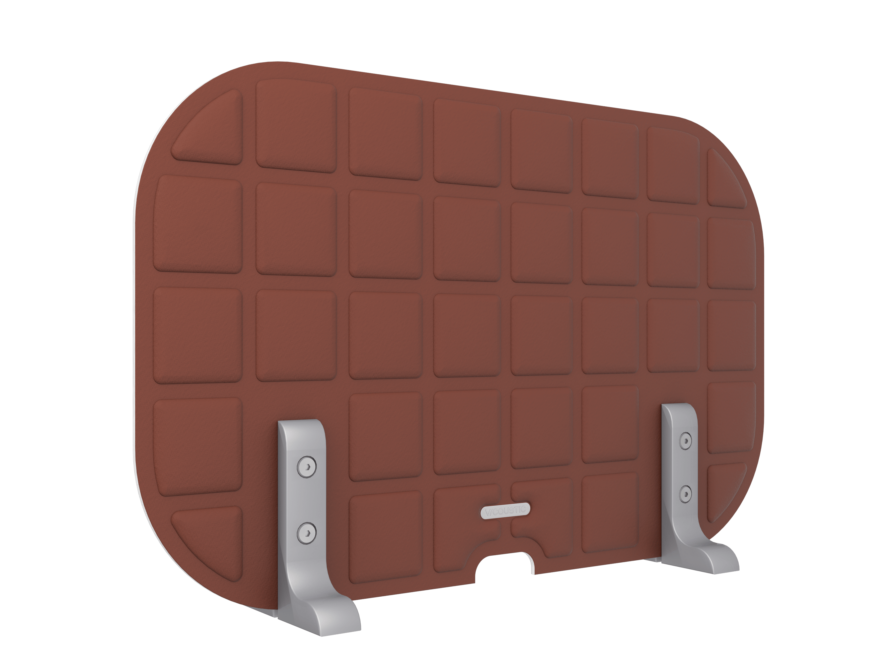 Vicoustic VicOffice Desk Lat Sound Absorbing Acoustic Divider in Brown