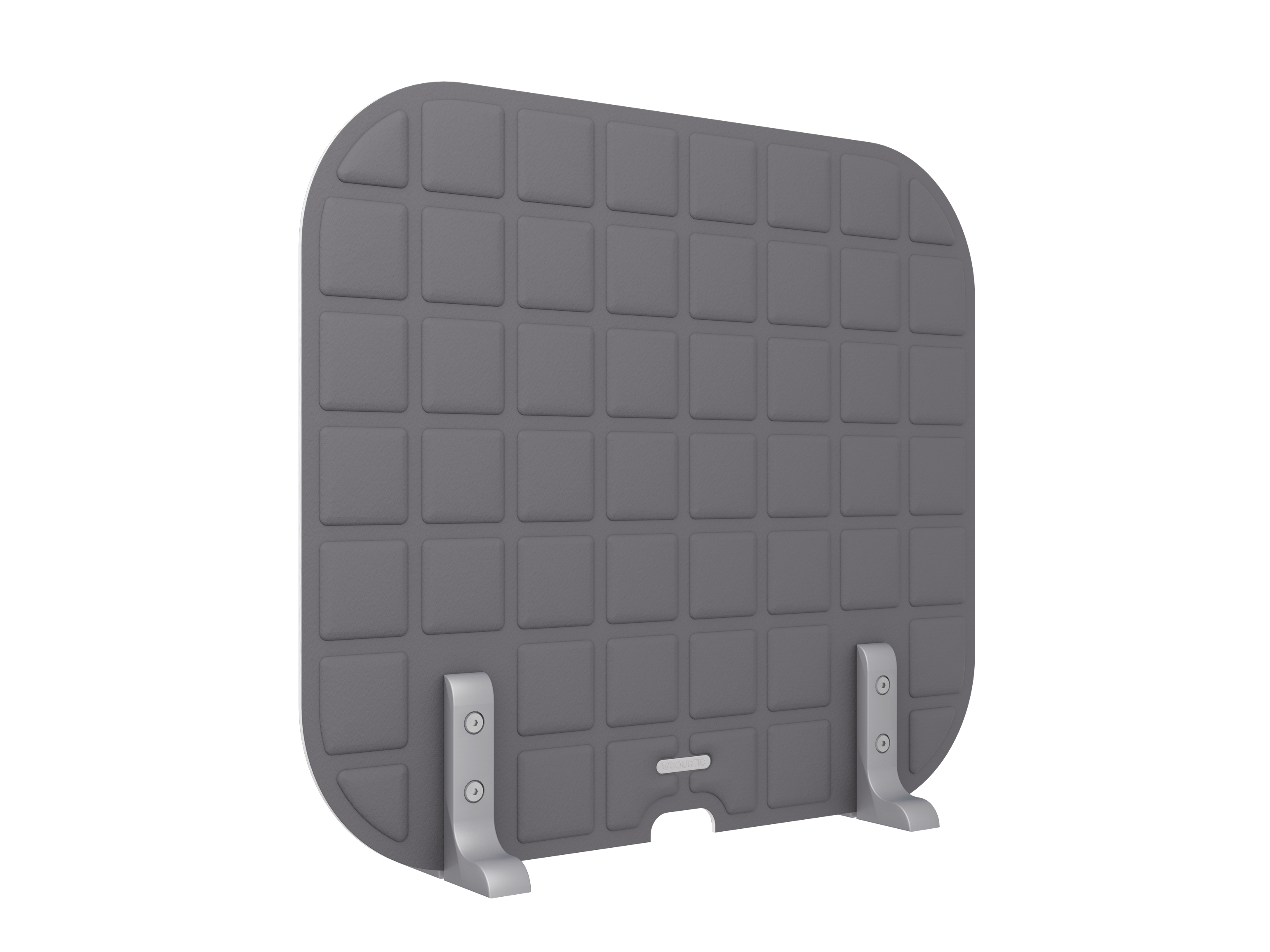 Vicoustic VicOffice Desk Lat Sound Absorbing Acoustic Divider in Grey